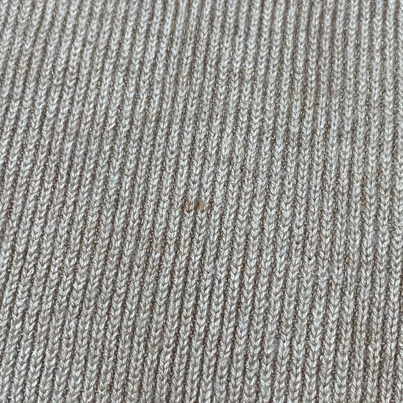 Cyrus Cardigan Sweater Open Front Front Pockets Vented Sides Tan Women's Size M - Picture 10 of 16